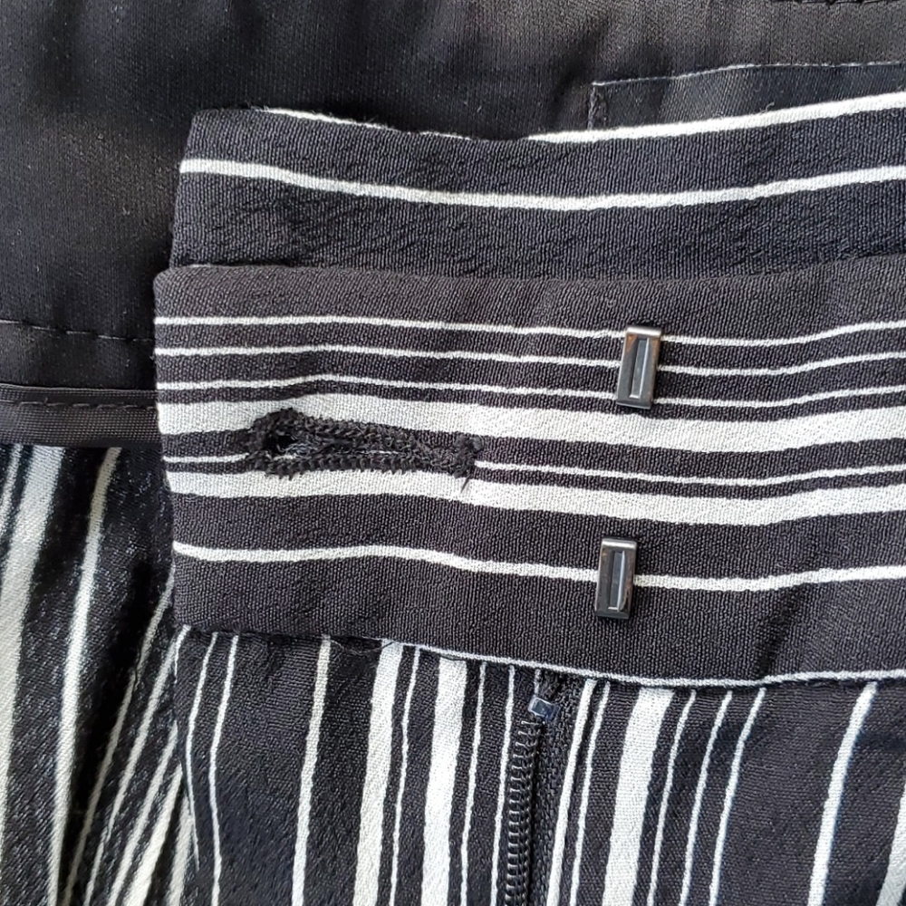 Wide Leg High Rise Slacks Size 2, Tie Belt NWT Express - Picture 10 of 14
